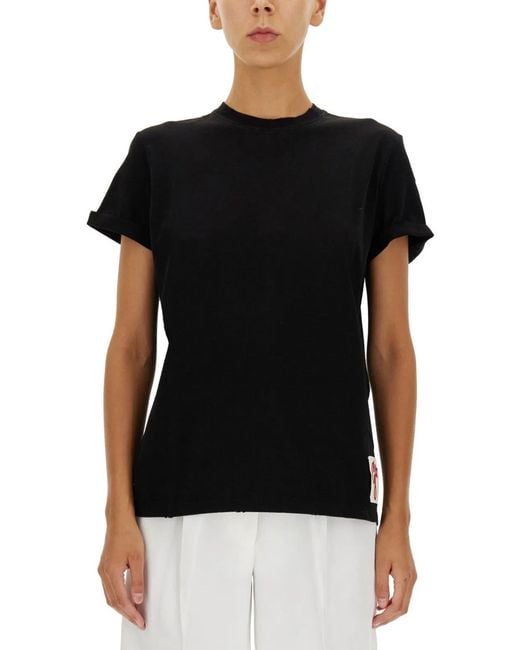 Golden Goose Deluxe Brand Black Tshirt Girocollo