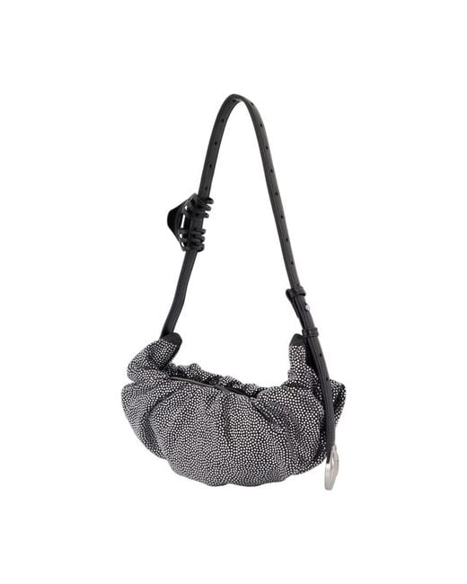 DIESEL Gray Cotton Shoulder Bag