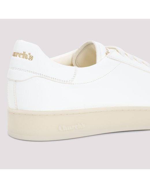 Church's White Leather Sneakers For for men