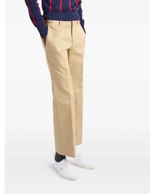 Prada White Canvas Sneakers for men