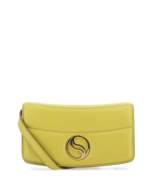 Stella McCartney Yellow Acid Alter Mat Mini S-Wave Wallet