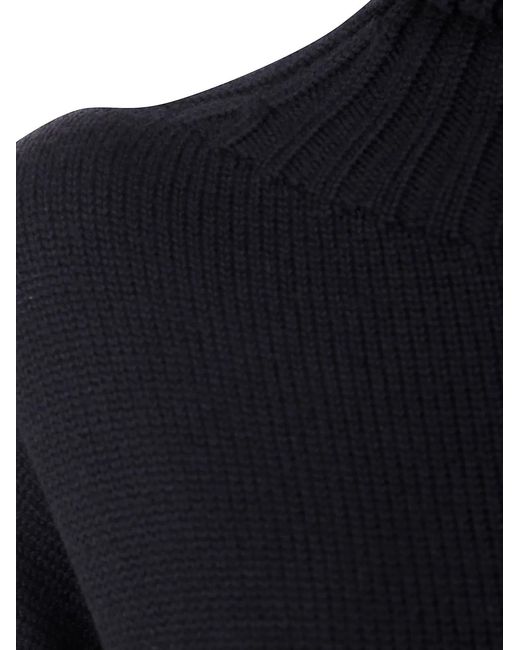 Drumohr Blue Long Sleeve Turtle Neck