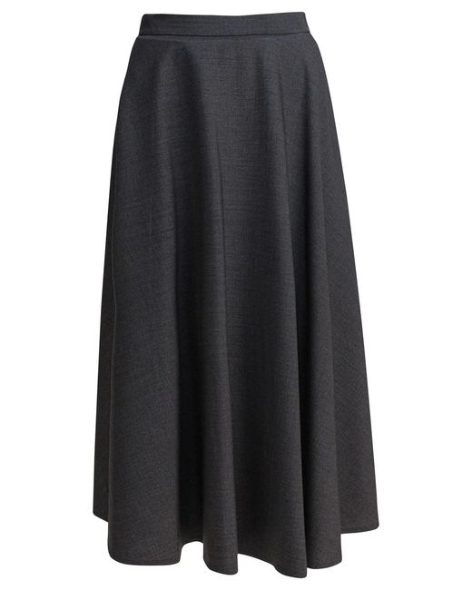 Semler Black Elastane Skirt