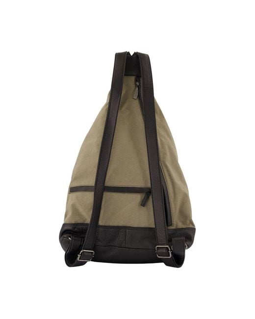 Yohji Yamamoto Green Hakama Tuck Backpack
