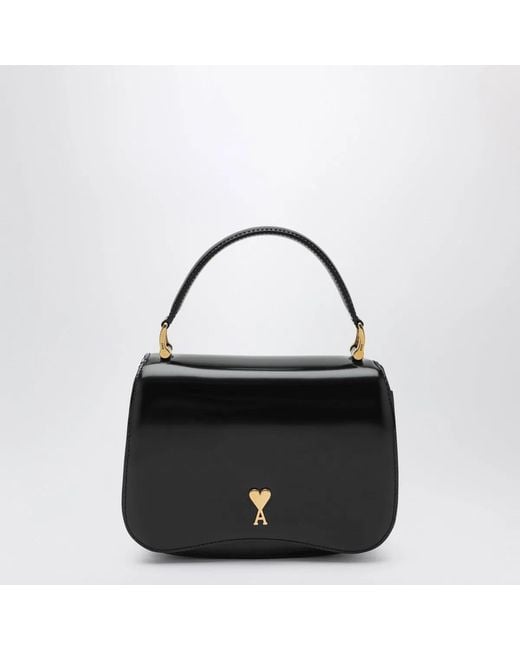 AMI Black Paris Paris Top-Handle Bag