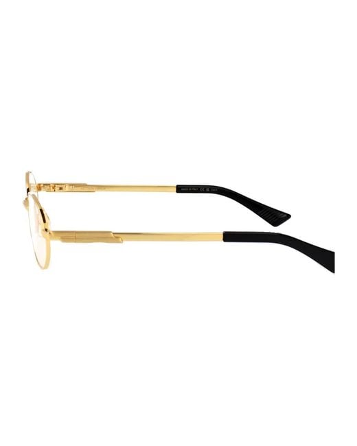 Bottega Veneta Metallic Transparent Metal Sunglasses