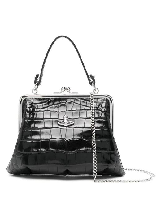 Vivienne Westwood Black Granny Frame Purse