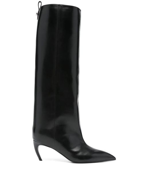 The Attico Black "Lea" Heel 65 Mm Boots