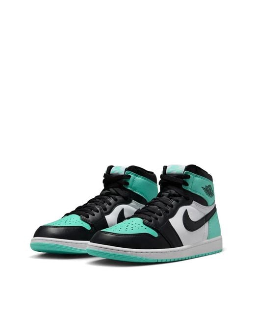 Nike Green Air Jordan 1 Retro High Og Glow' Sneakers for men