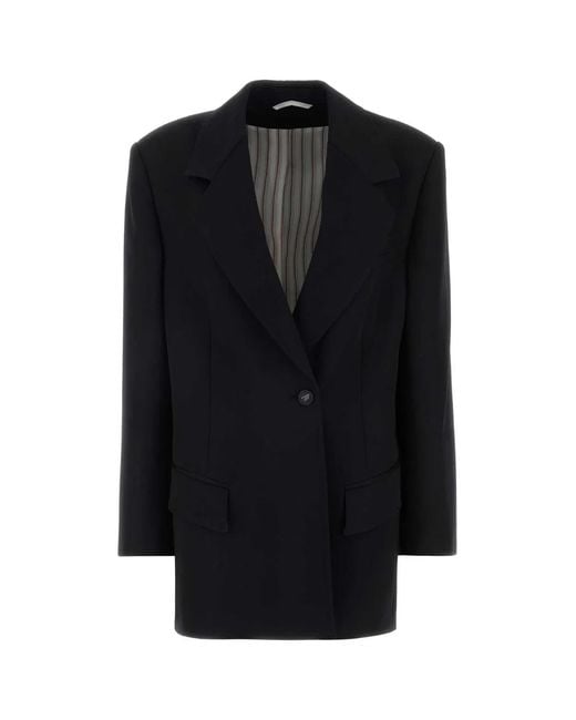 The Attico Black Wool Blazer