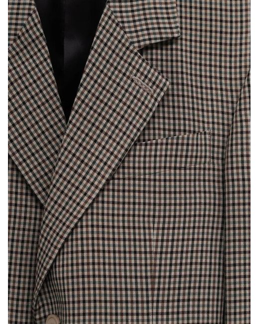 Balenciaga Brown Tailored Wrap Blazer