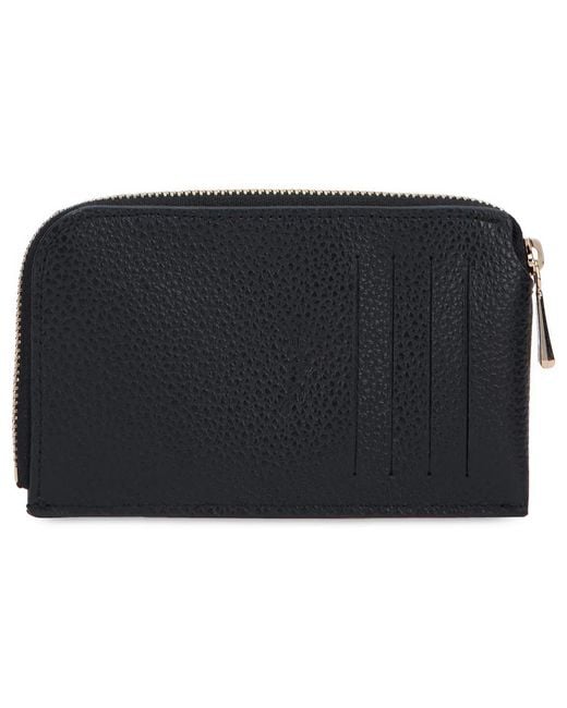 Longchamp Black Leather Wallet