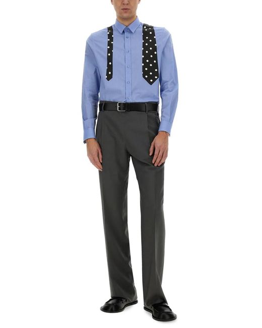 Moschino Couture Black Wool Pants for men