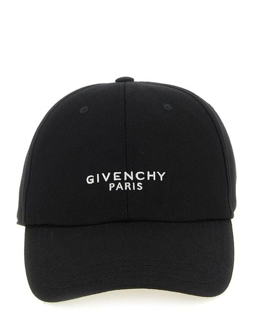 Givenchy Black Paris' Cap for men