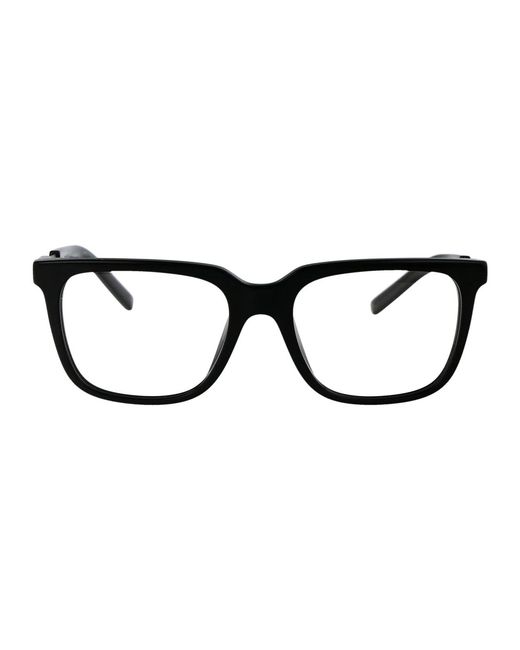 Giorgio Armani Black Acetate Optical Glasses for men