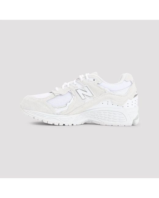 New Balance White Suede And Mesh 2002Dx Protection Pack Sneakers for men