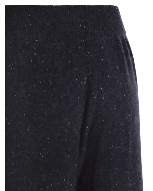 Fabiana Filippi Blue Knitted Trousers