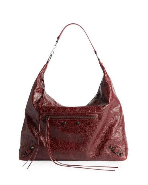 Balenciaga Purple Le City Hobo M