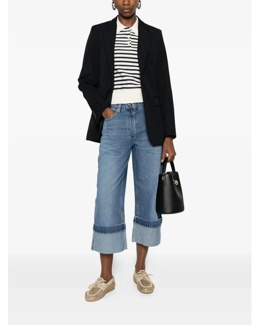 A.P.C. Black Single-Breasted Wool Blend Blazer