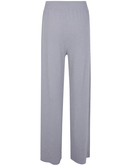 Fabiana Filippi Gray Wide Leg Trousers