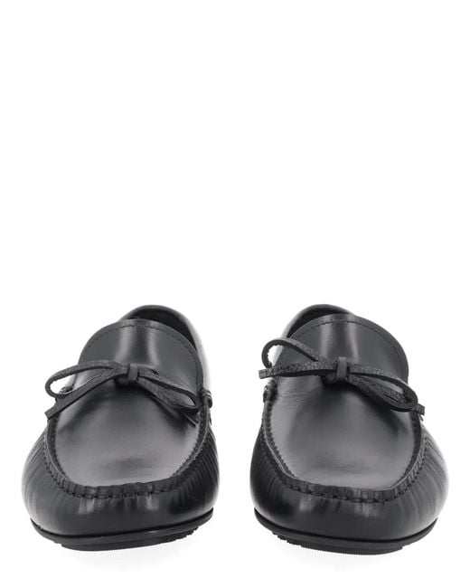 Boss Gray Moccasin With Bow for men