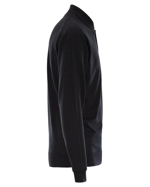 John Smedley Black Belper for men