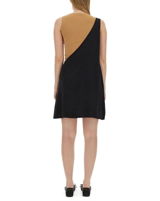 MM6 by Maison Margiela Black Midi Dress