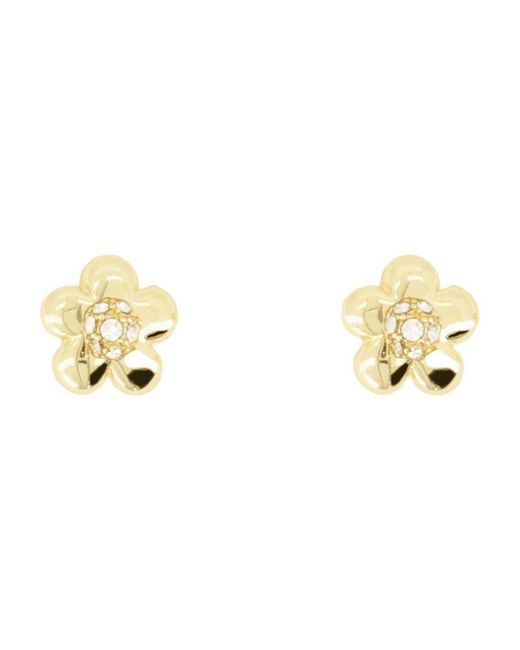 Marc Jacobs Daisy Micro Earrings in Metallic | Lyst