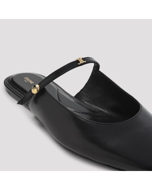 Céline Black Ballerina Mule 05