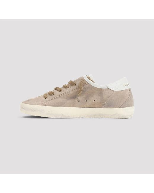Golden Goose Deluxe Brand Natural Tabacco Cream Superstar Sneakers