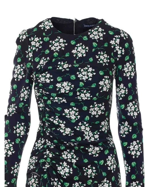 Dolce & Gabbana Multicolor Dolce & Gabbana Bblack Dress