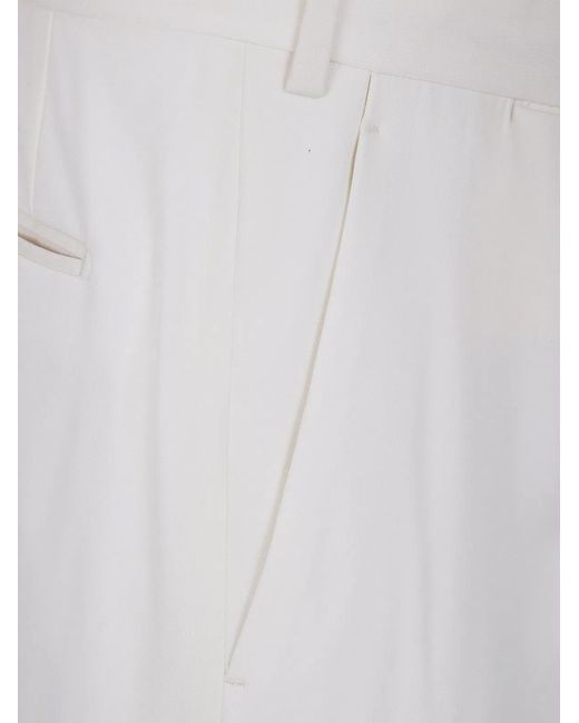 Lardini White Attitude Trousers for men