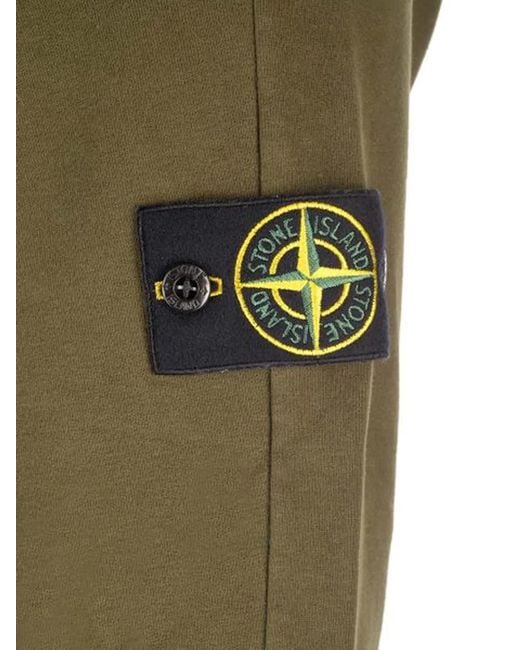Stone Island Green Felpa for men