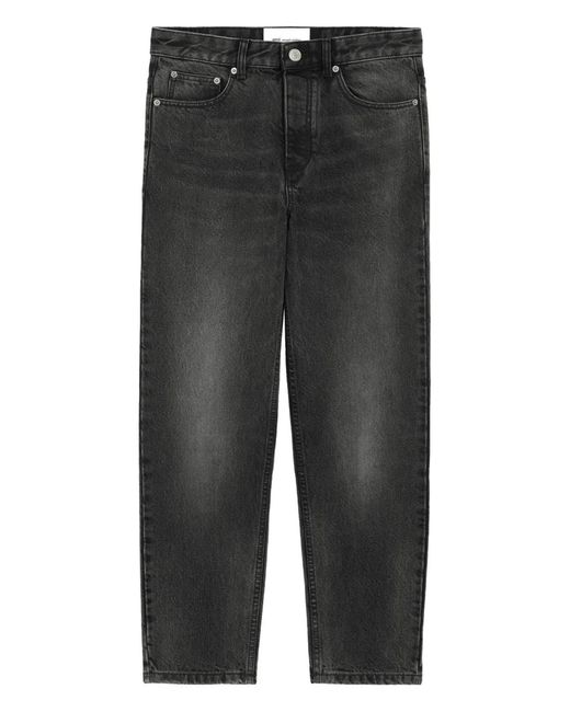 AMI Gray Cotton Jeans for men