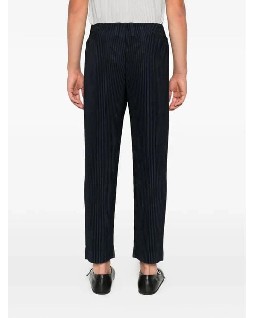 HOMME PLISSÉ Black Homme Plisse Homme Plisse Issey Miyake Pleated Trousers for men