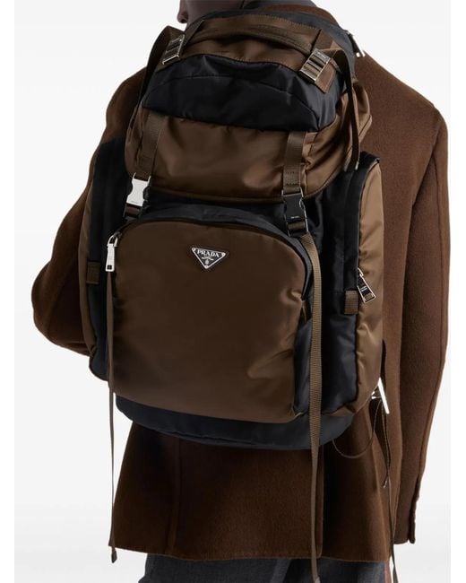 Prada Black Re-Nylon Backpack for men