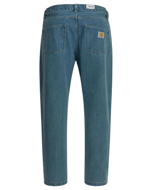 Carhartt Blue Organic Cotton Jeans for men