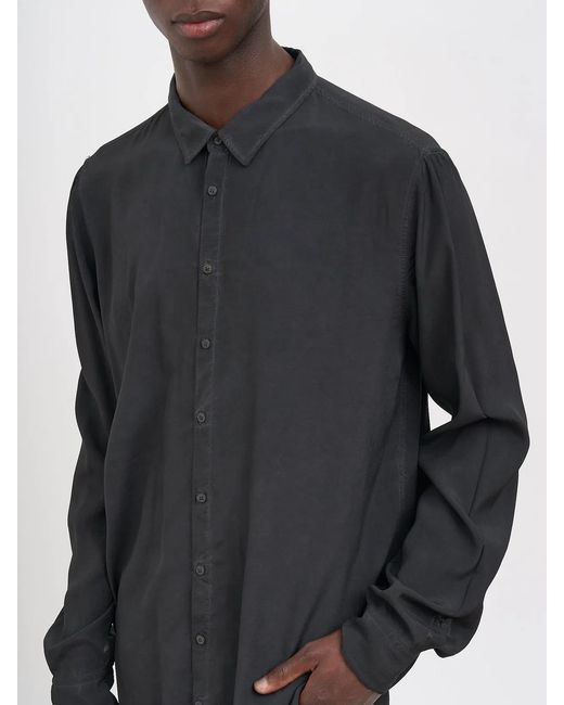 Poeme Bohemien Gray Cupro Shirt for men