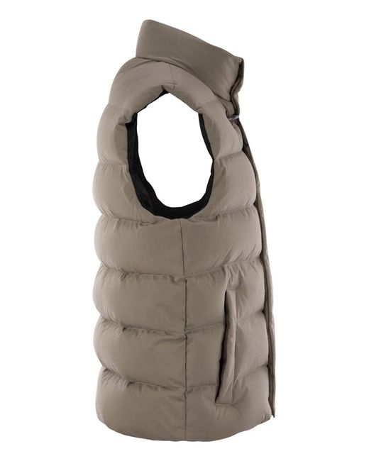 Fay Brown Down Vest for men