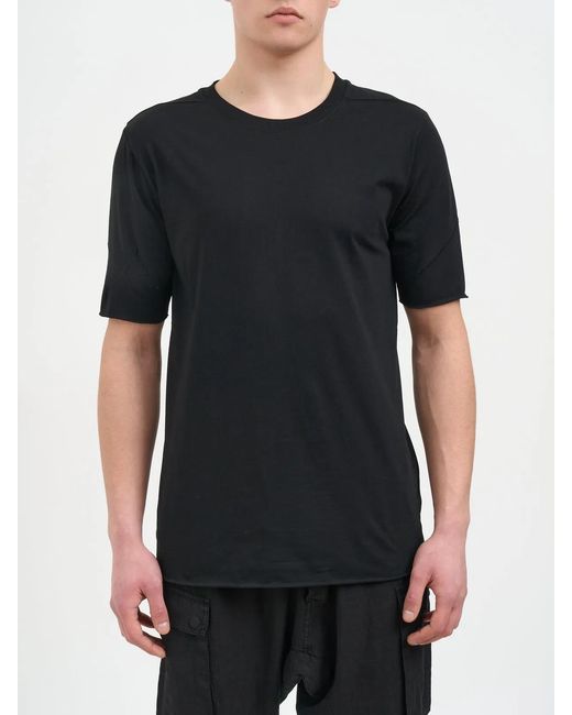 Thom Krom Black Slim Cotton T-Shirt for men