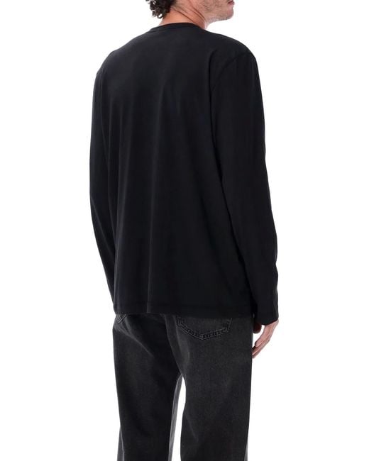 James Perse Blue Fw26 Essential Crewneck T-Shirt for men