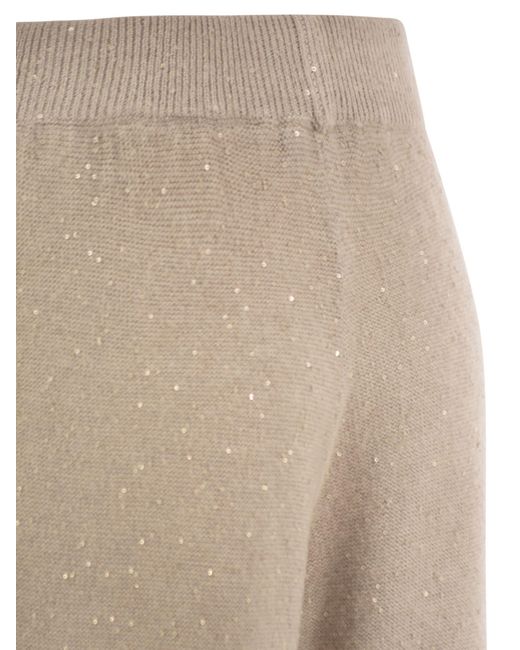 Fabiana Filippi Natural Knitted Trousers