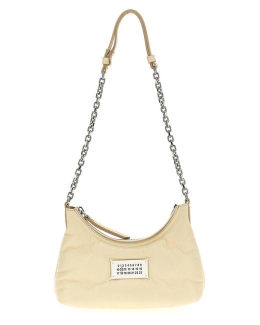 Maison Margiela Natural 'Glam Slam Hobo Micro' Shoulder Bag