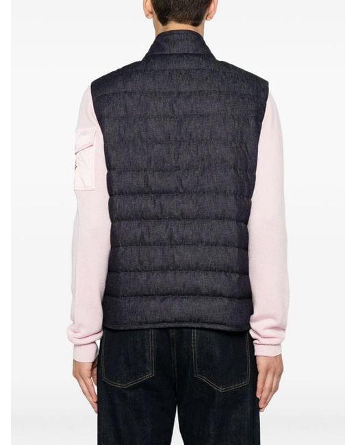 Moncler Blue Liorane Gilet for men
