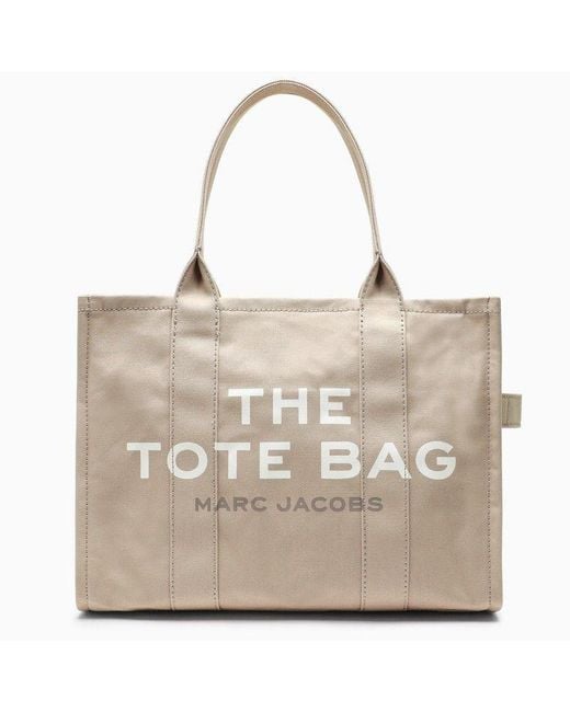 Marc Jacobs Natural Canvas Large Tote Bag