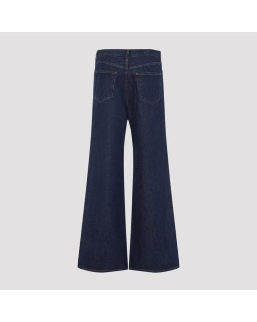 Agolde Blue Cotton Dame Jeans