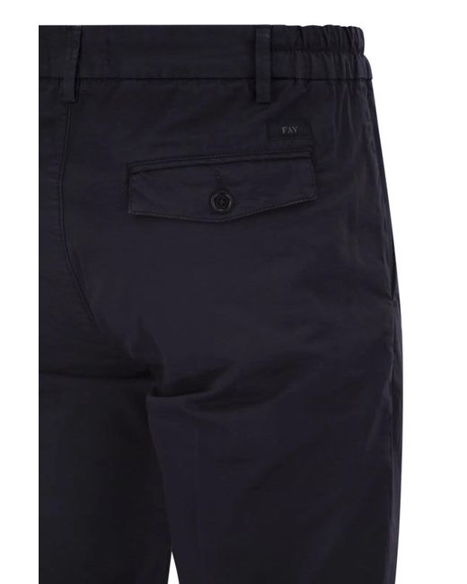 Fay Blue Pantalone Capri for men