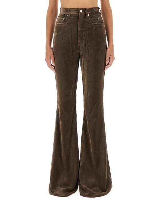 Rick Owens Brown Trousers