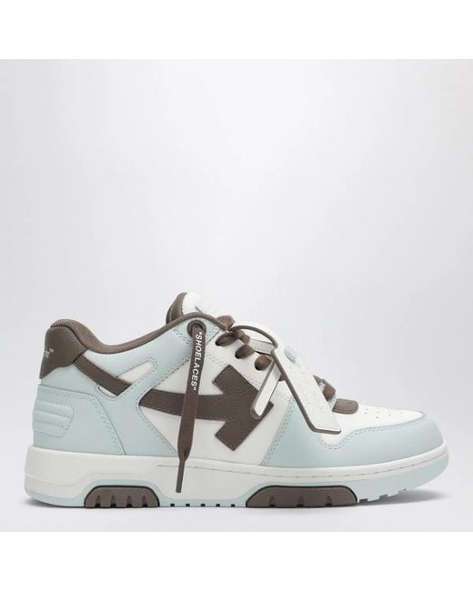 Off-White c/o Virgil Abloh Gray Out Of Office Sneakers/Light