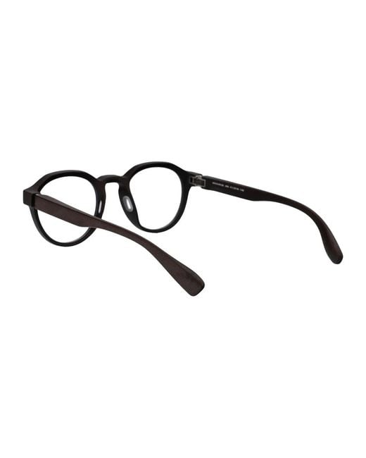 Mykita Black Ebony Clear Acetate Sunglasses